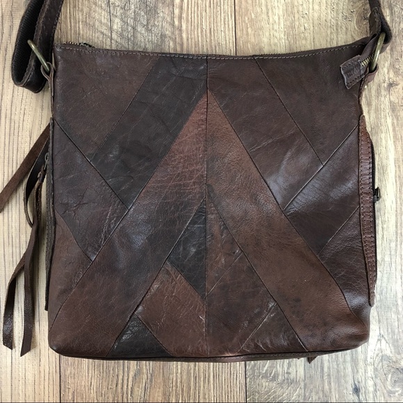 Lucky Brand Handbags - Lucky Brand Brown Leather Crossbody Purse